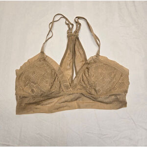 Women's Aerie Beige Lace Bralette M